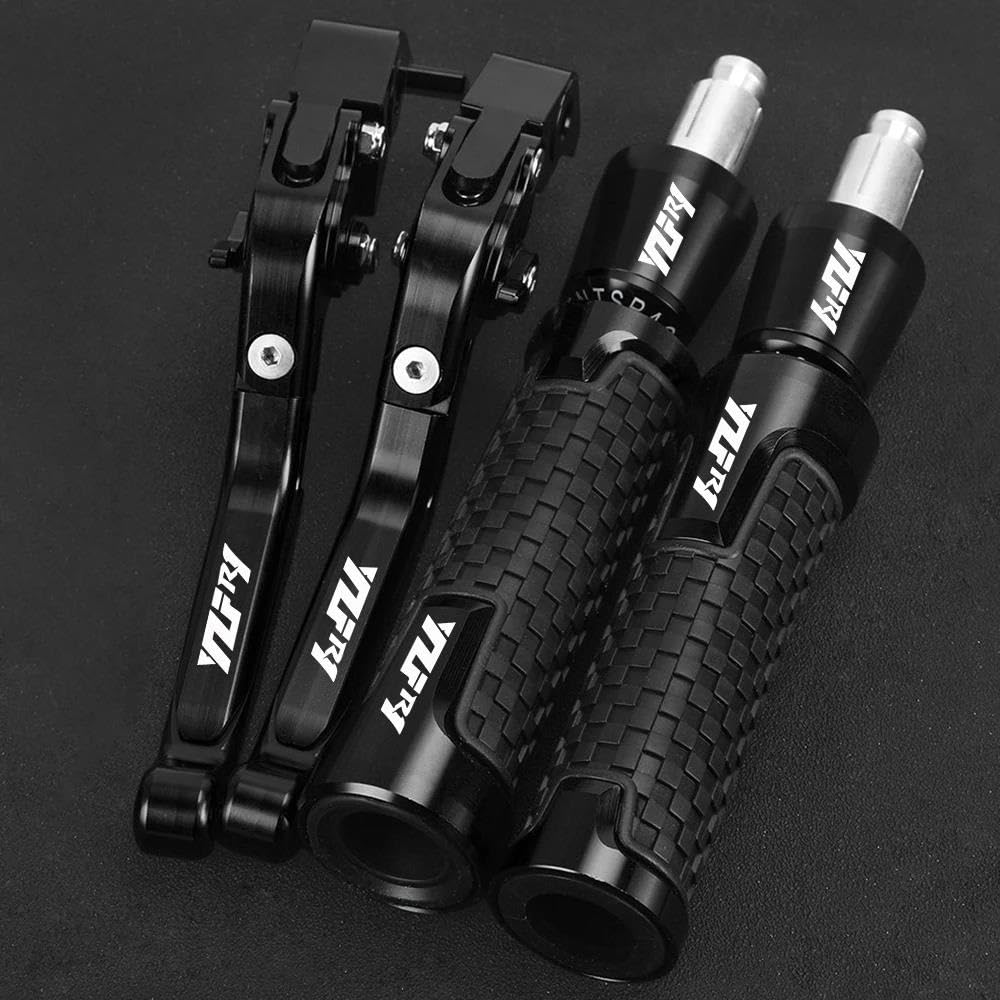 Palancas de embrague SCUUBE acabado anodizado para Yamaha YZFR1 R1M R1S 2015-2024 negro