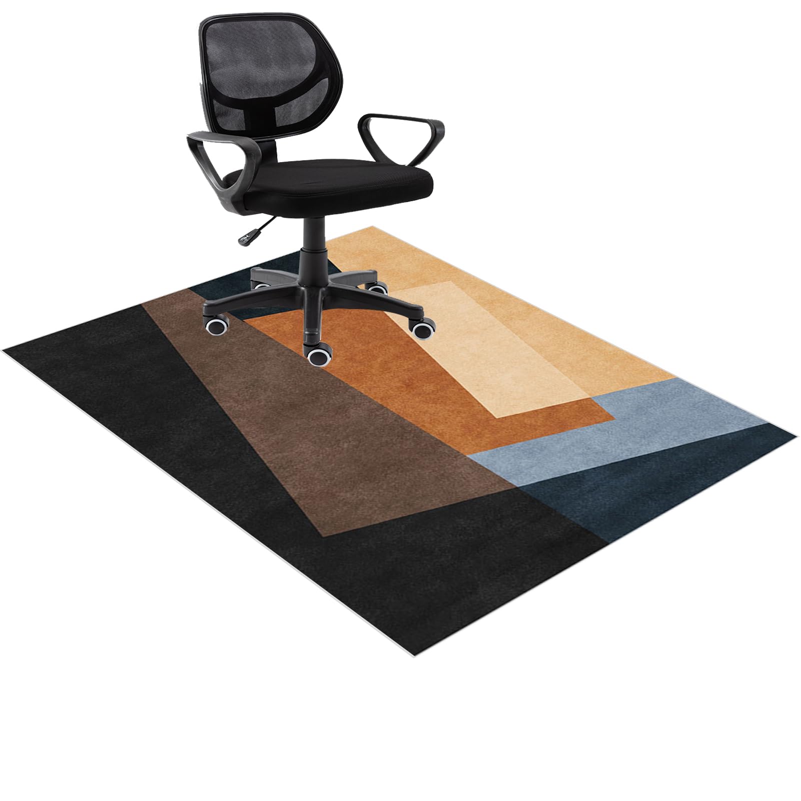 Wuzqju Office Carpet Protector 70 x 120 cm Chair Mat Non-Slip Protective Office Chair Mat for Hardwood Floor Carpet Chair Mats Office Chair Mats Gaming Chair Mat for Tile Laminate Rolling Chair
