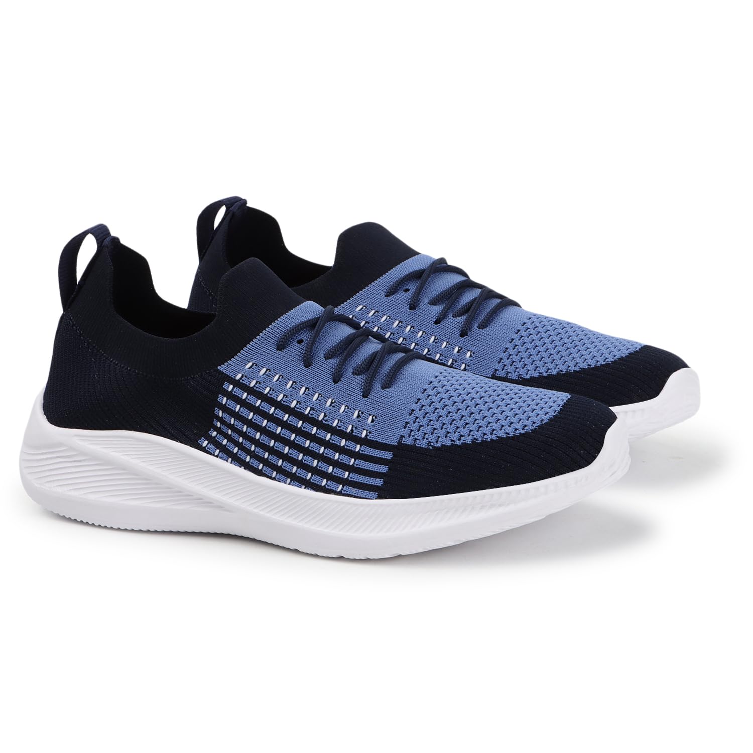 SPRENGE Mens Lace Up Running | Walking | Jogging | Gym | Hiking Light Weighted Sports Sneaker Attractive & Comfortable Shoes with Anti Slip Sole (Pack of 1) Navy Sky (B0D5CQ7YX9) Amazon Price History, Amazon Price Tracker