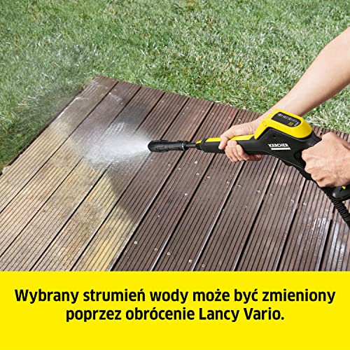 Kärcher Nettoyeur Haute Pression K 5 Power Control: Support Intelligent par Une App pour Les tâches de Nettoyage Multiples Jaune & 2.643 233.0 Brosse Triangulaire Accessoire - vue 4