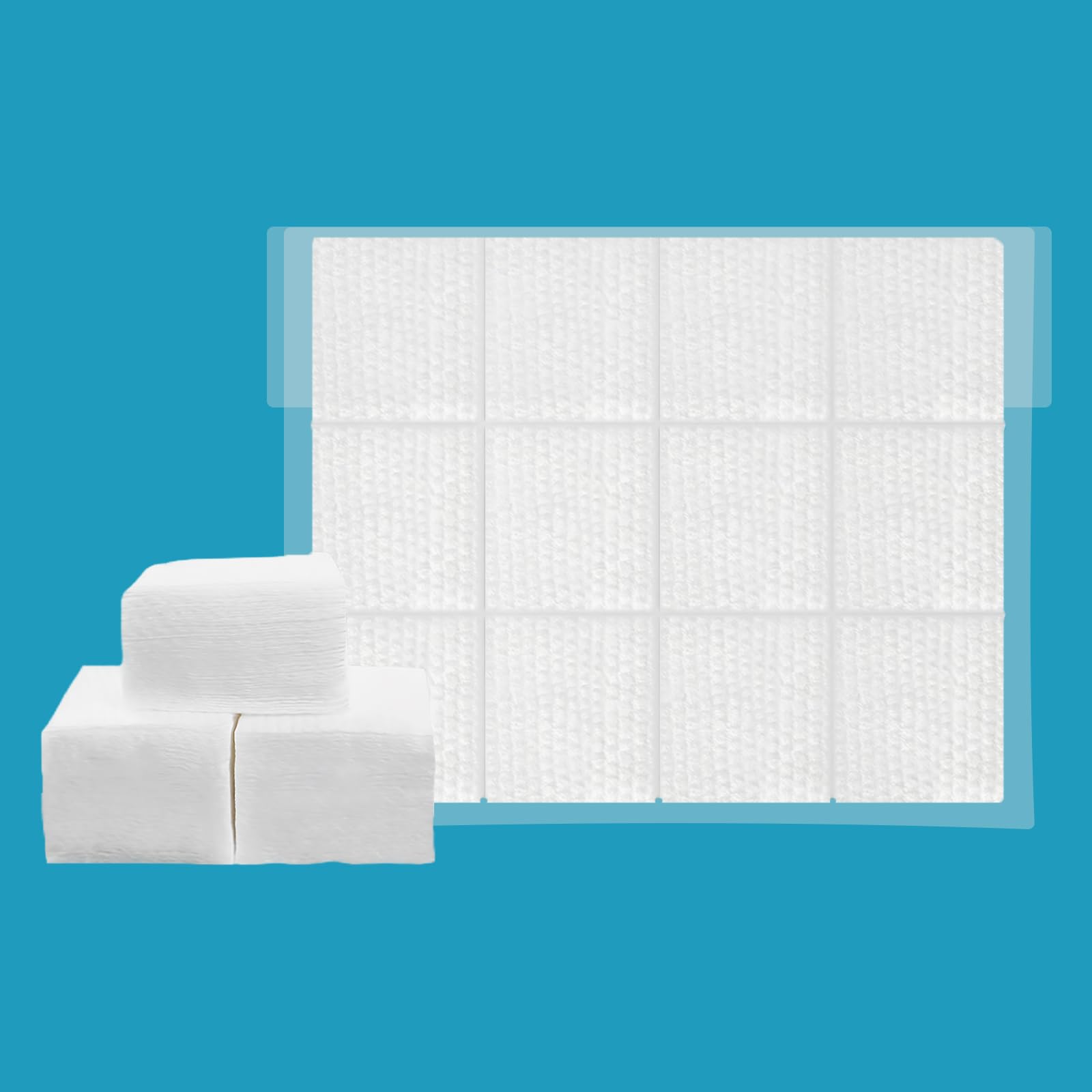 1280 Pcs Makeup Remover Cotton Pads, Face Cleansing Make Up Pads