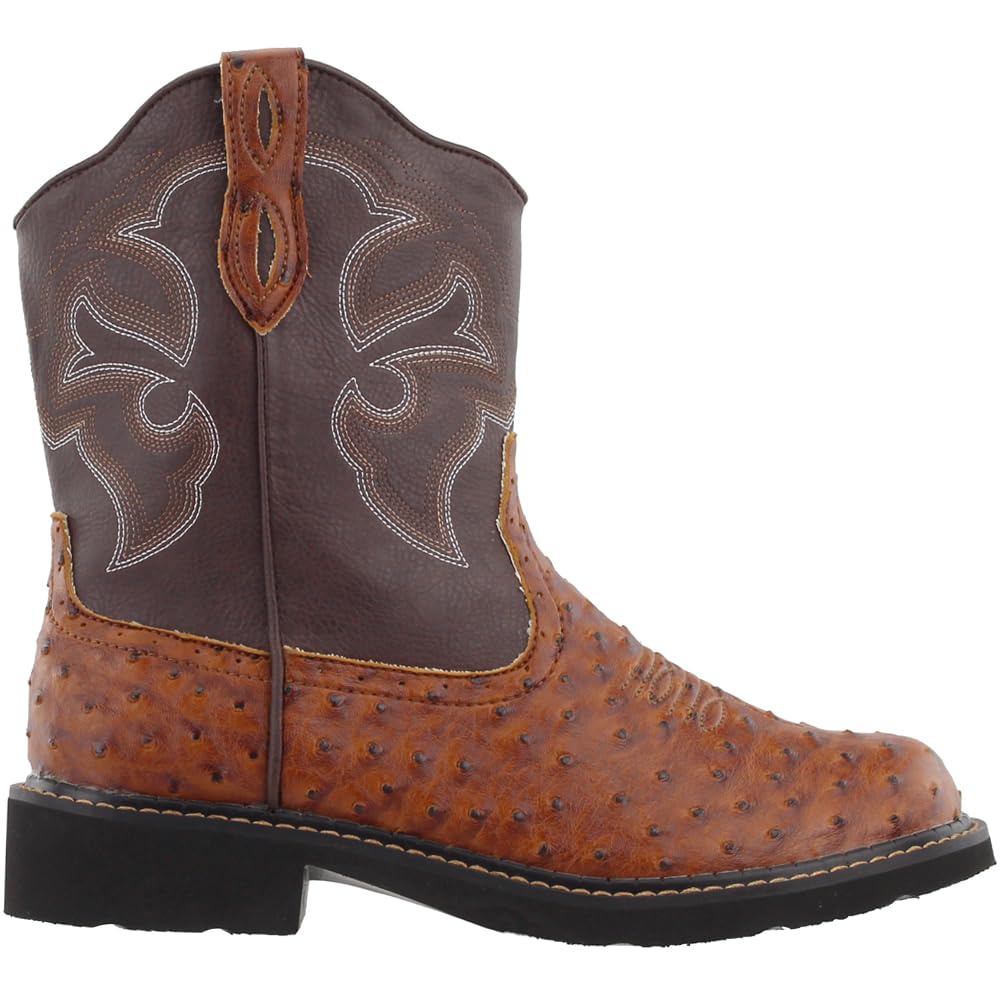 ROPER Womens Chunk Rider Embroidery Round Toe Casual Boots
