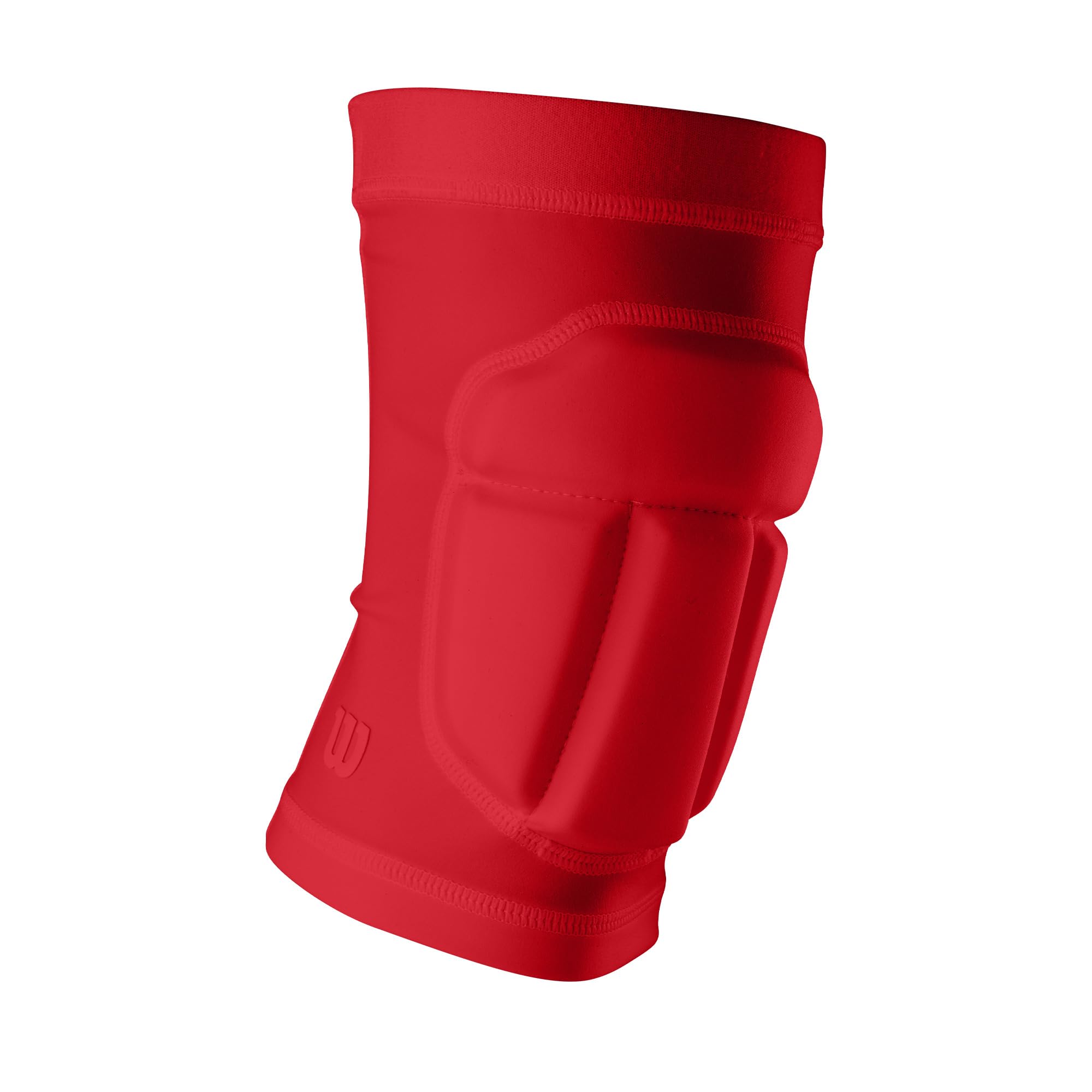 Wilson Helix - Rodilleras de voleibol, color rojo, tamaño mediano