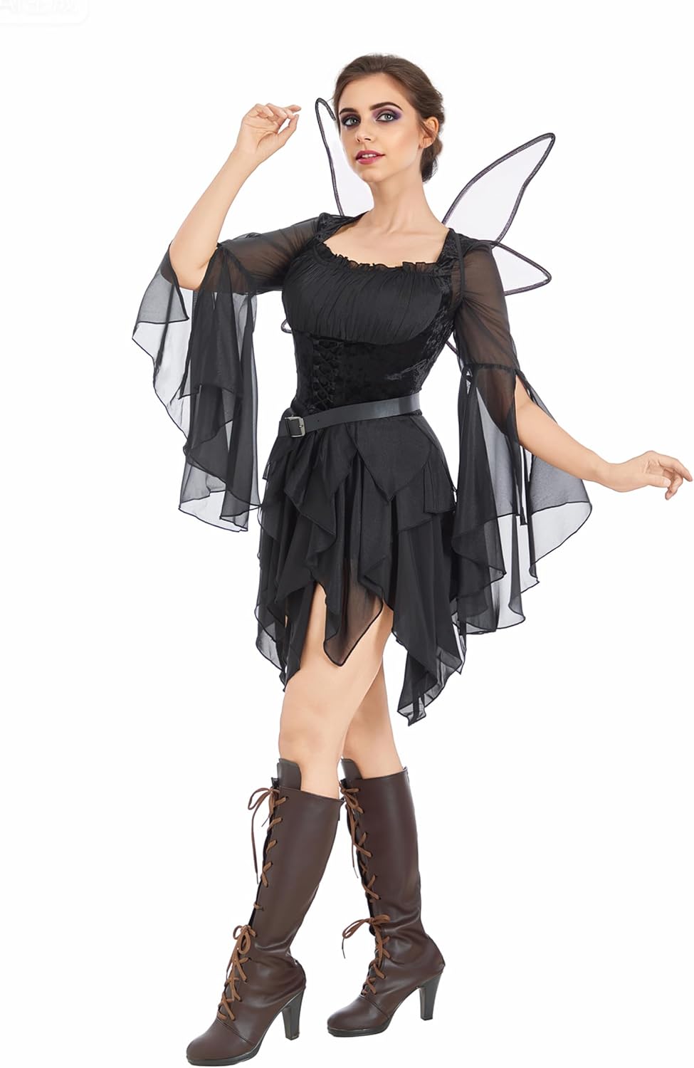 miccostumes Women's Elf Medieval Dress Magical Lady Cosplay Costume Fairy Viking Dress Halloween Party