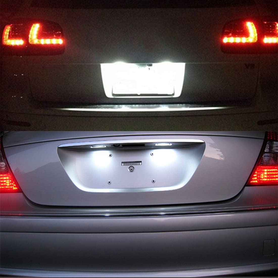 2 szt./zestaw LED oświetlenie tablicy rejestracyjnej do Ho-nda Accord/Civic/City/Odyssey/MR-V/Pilot z pełną wtyczką OEM