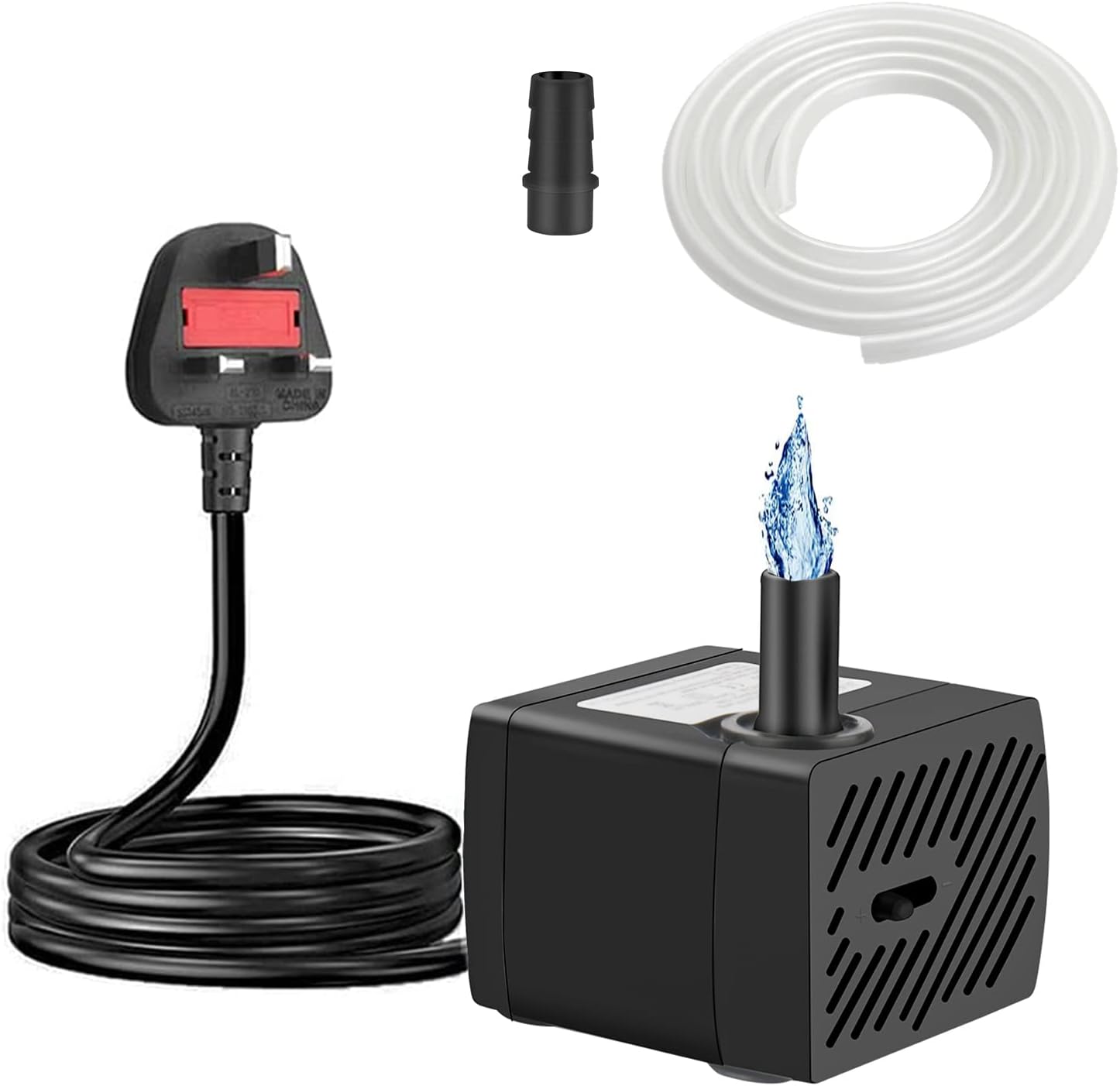 250 LPH Replacement Water Feature Pump with Light Offshoot (Low Voltage