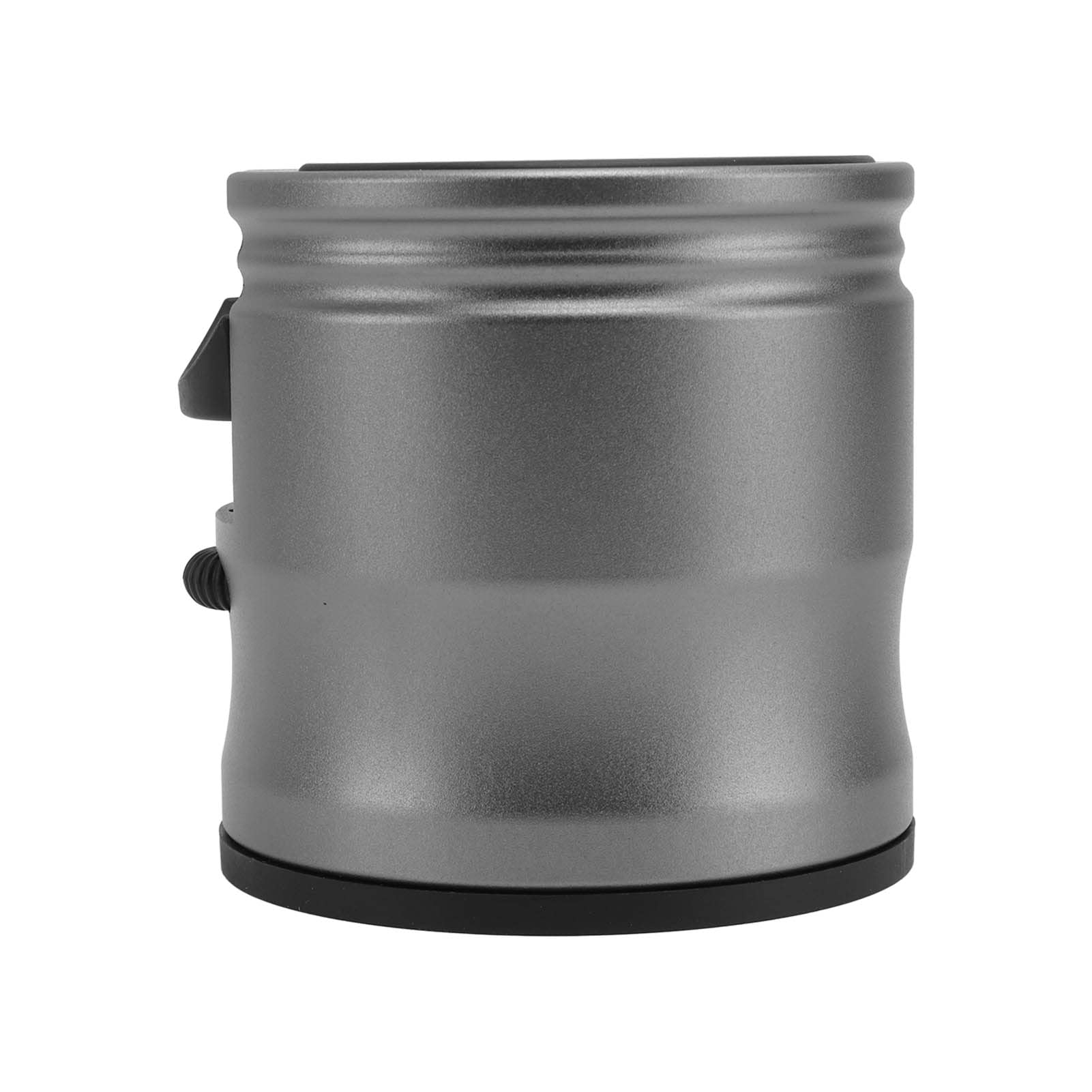Soporte de Portafiltro de Café, Base de Soporte de Apisonamiento de Portafiltro de Café de Aleación de Aluminio, Soporte Redondo Redondo para Tamper de Café, Soporte de Manija de Filtro(Negro)