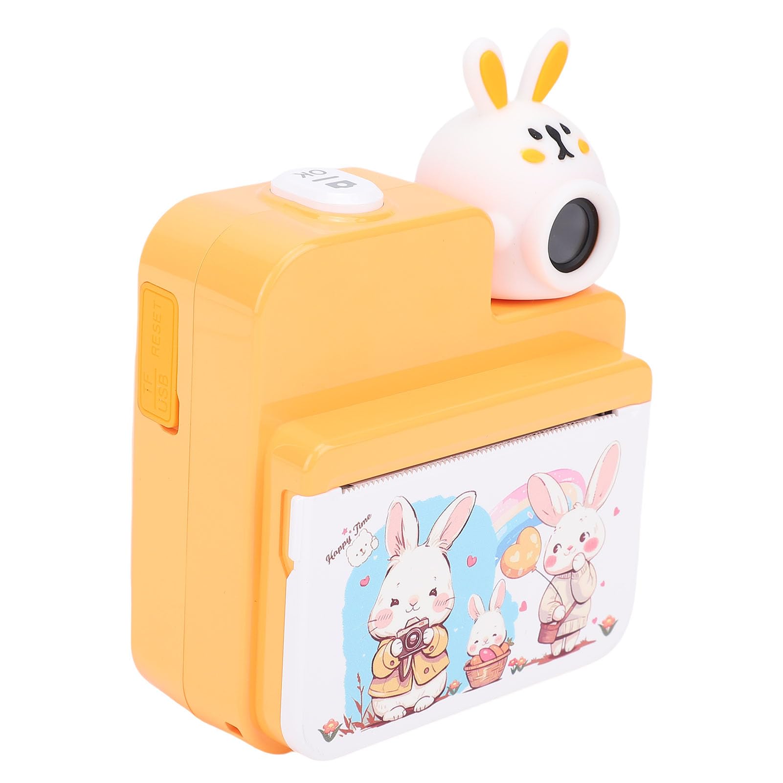 Instant Print Camera 3 Inch Color Screen 32MP 1080P HD Instant Printing Digital Camera with 3 Rolls of Paper (Yellow)-picture-13