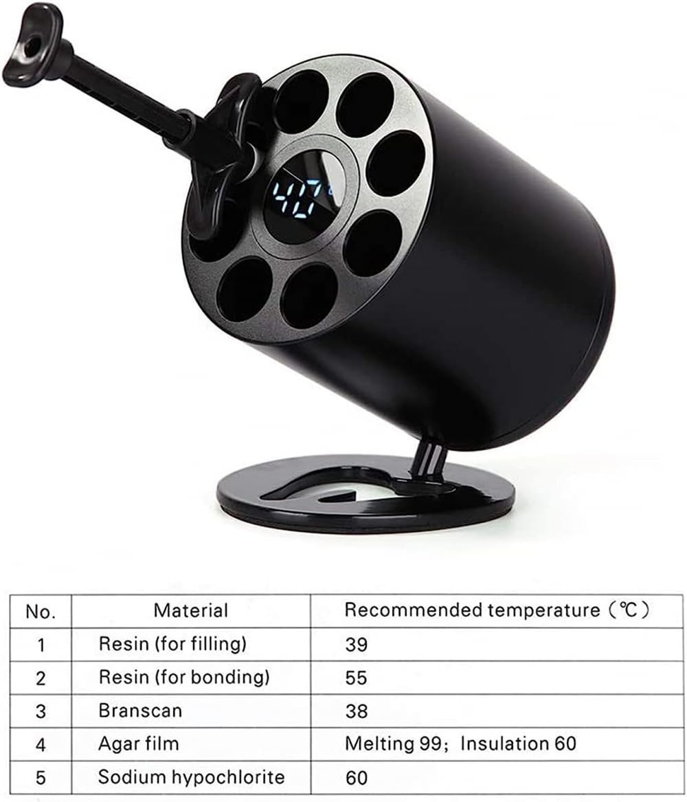 Dental Resin Composite Heater,DREI Temperaturverstellbar (40-70 ℃), Dentallaborinstrumente, Schnelle Erwärmung, Einfache Bedienung, Für Zahnkliniken