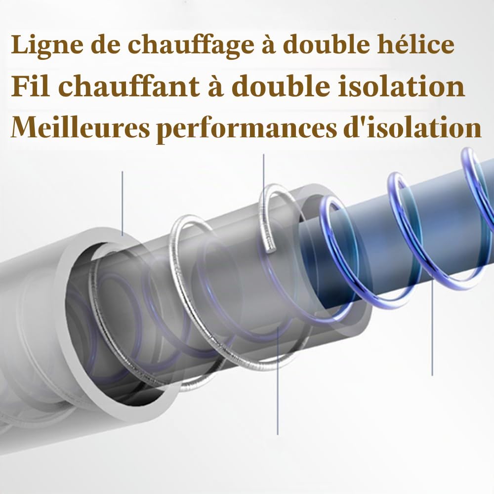 Couverture chauffante Couverture électrique Coussin chauffant 150 * 80cm Coussin de matelas thermique Table de massage Chauffe-corps Chauffe-lit 3 niveaux de chaleur Sous-couverture chaude