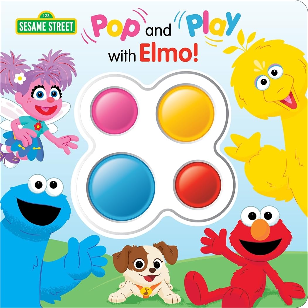 Sesame Street: Pop and Play with Elmo! - Tactile Fidget Toy Play - PI Kids