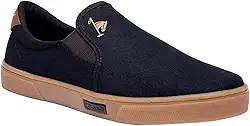 Sapatenis Casual Masculino Polo Joy Tênis Slip On Iate sem Cadarço Cano Baixo Leve
