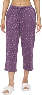 Dreamz by Pantaloons Women's Cotton Relaxed Fit Checked Capri Pants | Drawstring Waist | Sizes 28–40 Price In India