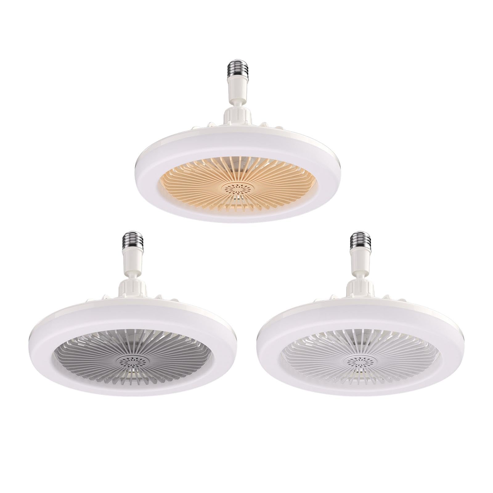 CLUB BOLLYWOOD® Ceiling Fan Lights E27 Fan Light for Bedroom Dining Room Office Yellow | Lamps Lighting & Ceiling Fans | Ceiling Fans | Ceiling Fans | Ceiling Fans | 1 Ceiling Fan with Light