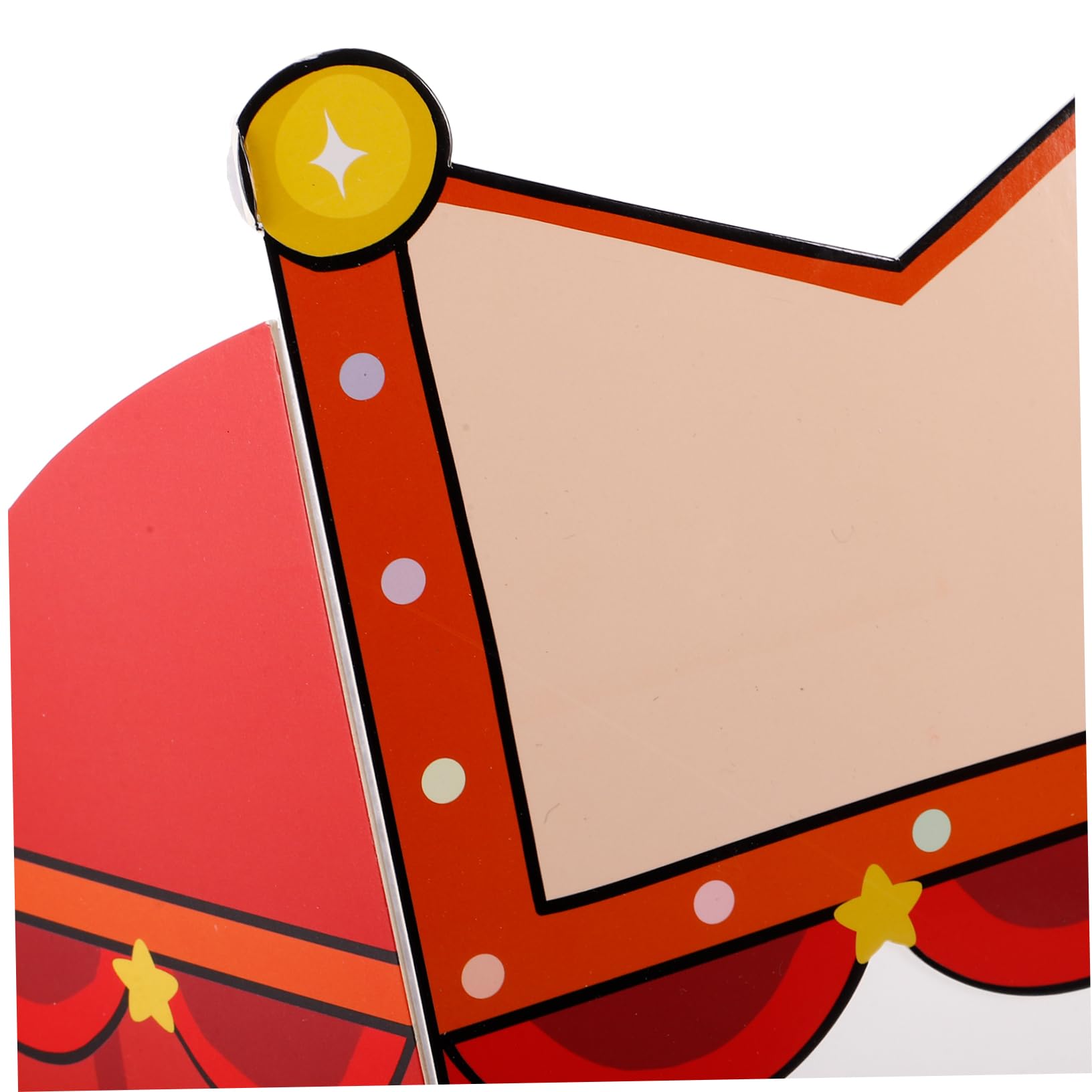 Vaguelly 1juego Teatro De Títeres Para Niño Niña Con Accesorios De Títeres De Sombra Escenario Portátil Para Cuentacuentos y Manualidades Creativas Juguetes Educativos Para