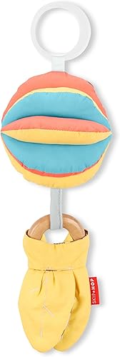 Skip Hop Juguete 3 en 1 para cochecito de bebé y mordedor para actividades de bebé, juguete de cochecito 3 en 1 inspirado en Montessori