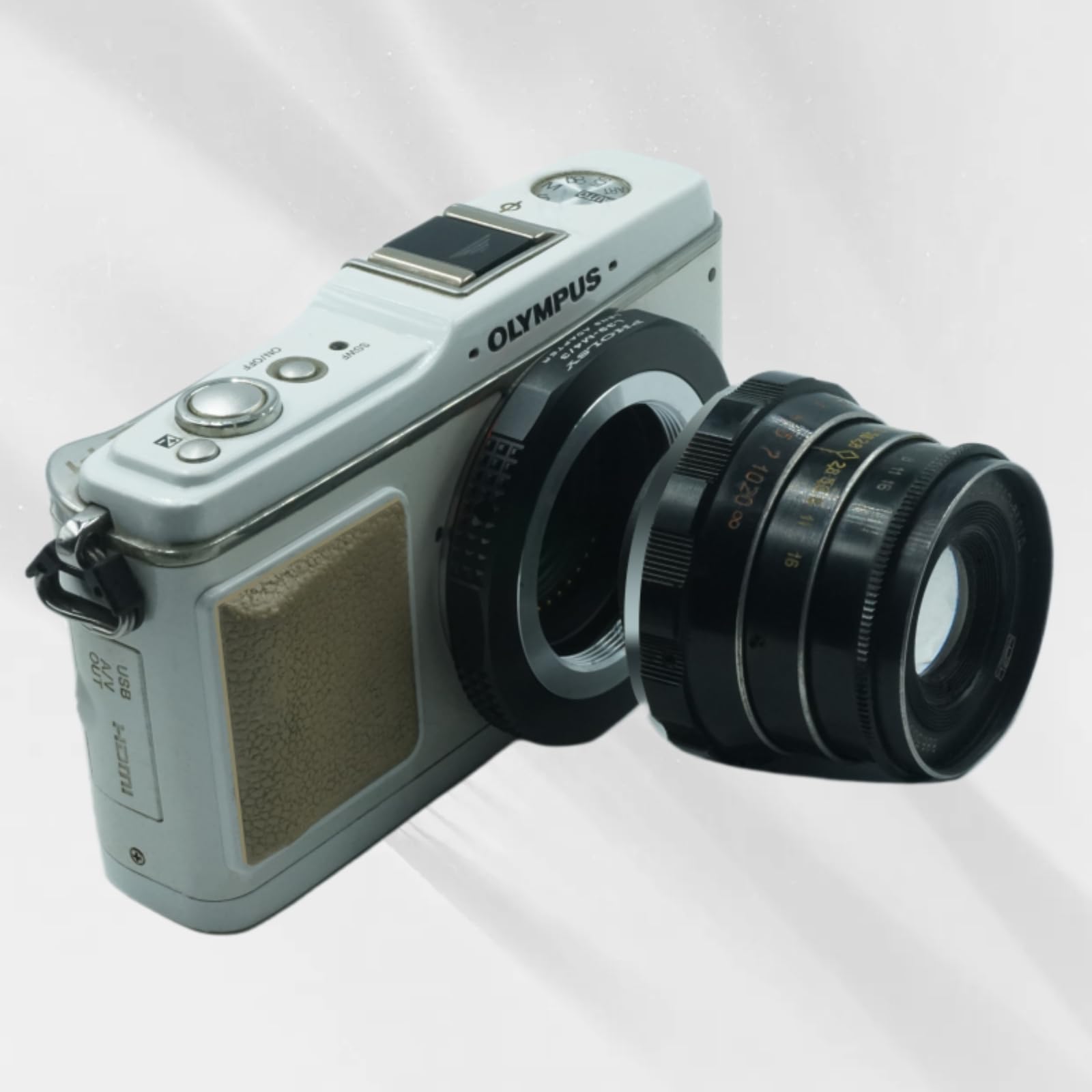 PHOLSY Bague d'adaptation L39 vers MFT pour Objectifs Leica M39 L39 LTM 39mm Mount sur Appareils Photo Boîtier Micro Four Thirds (M4/3 Micro 4/3) Mount Compatible avec Olympus Panasonic Lumix Caméras