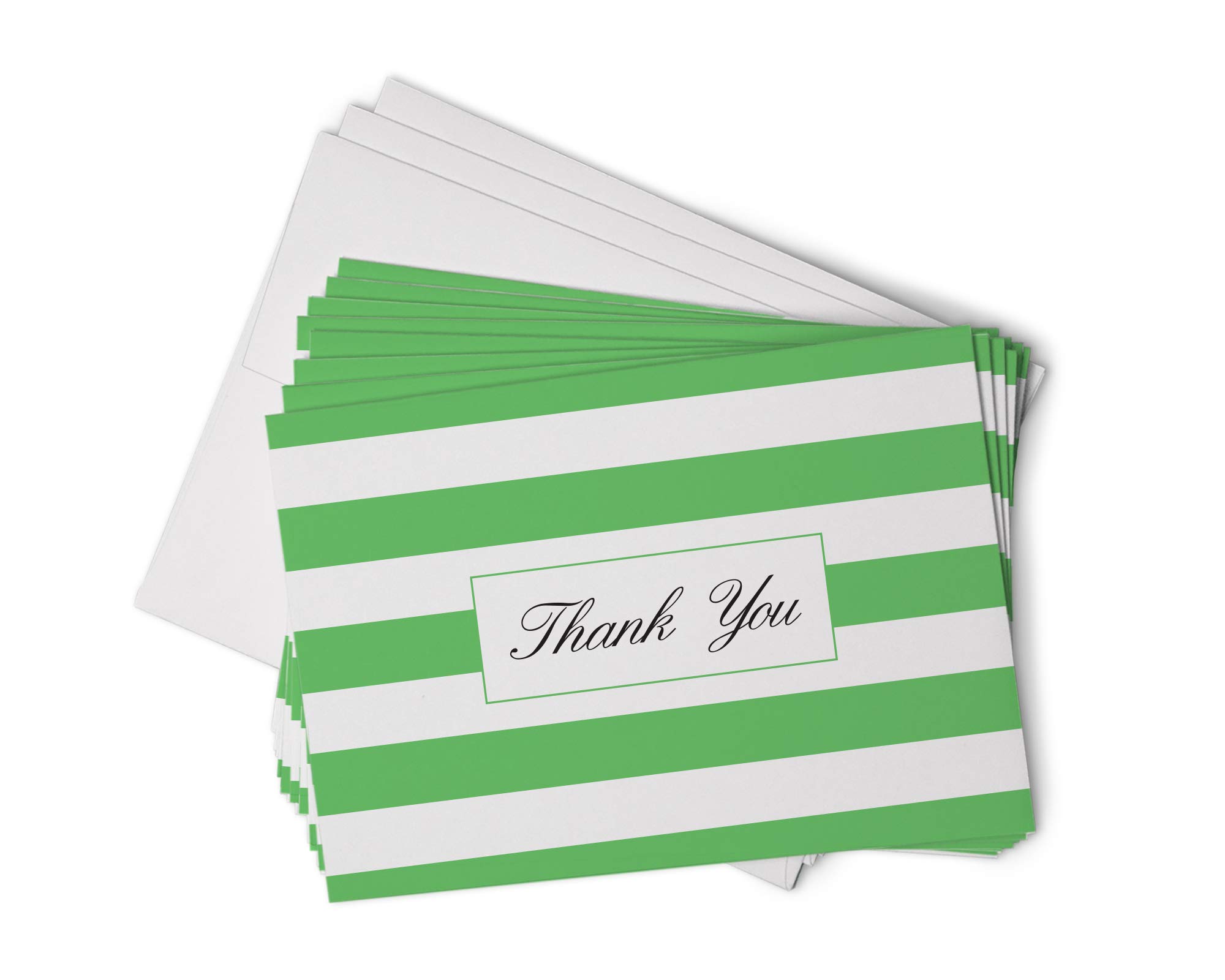 amazon-com-green-striped-thank-you-cards-48-classic-note-cards-with-envelopes-perfect-for-special-events-businesses-office-products for Thank You For Your Commit Mint Free Printable Amazon.com : Green Striped Thank You Cards - 48 Classic Note Cards with Envelopes - Perfect for Special Events & Businesses : Office Products for Thank You For Your Commit Mint Free Printable