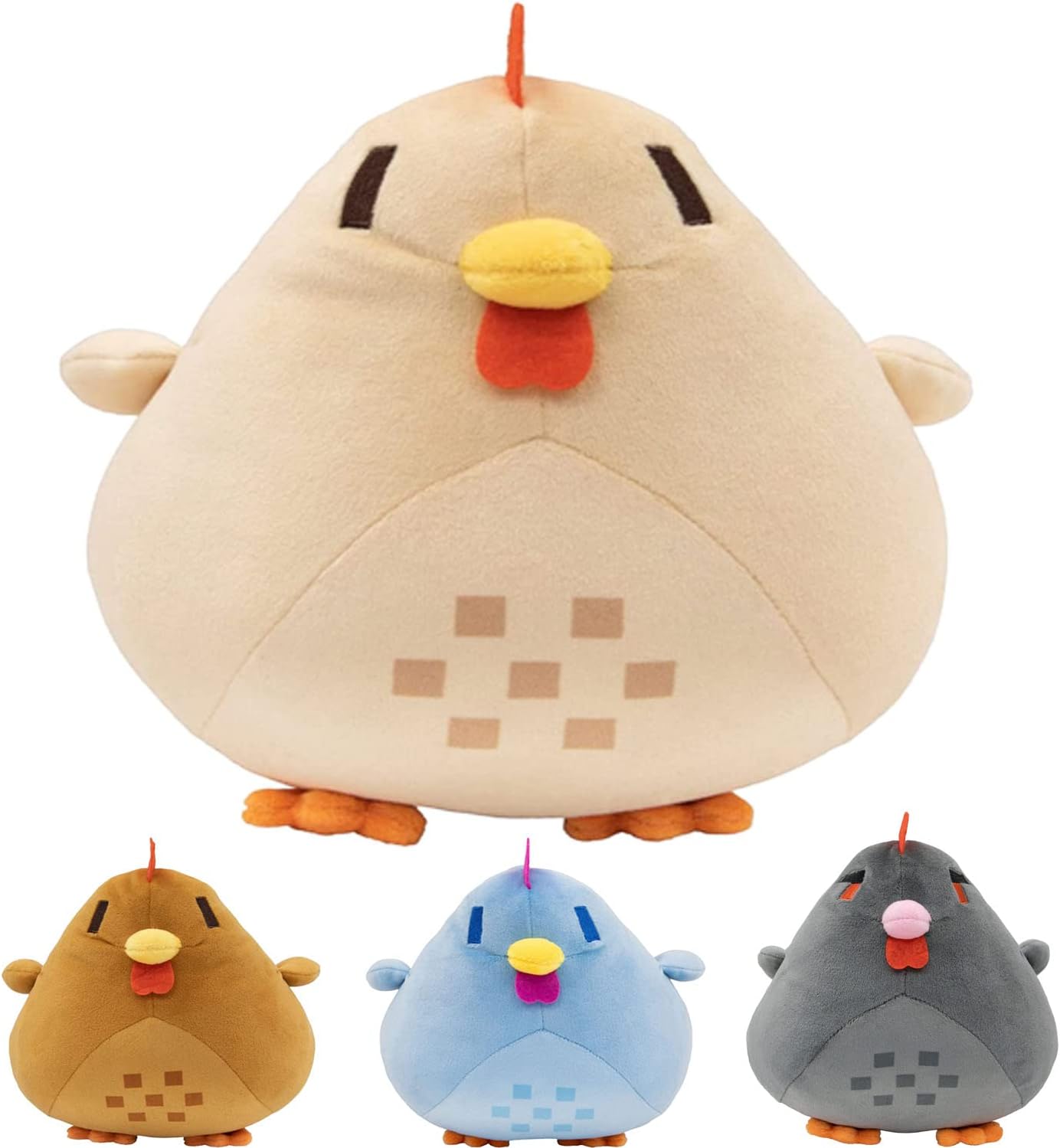 NIHAKA Stardew Valley Chicken, Peluche de Pollo de Stardew Valley, Linda Muñeca de Peluche Suave, Muñeco de Gallina de Stardew Valley, Peluches de Pollo Suave y Bonito