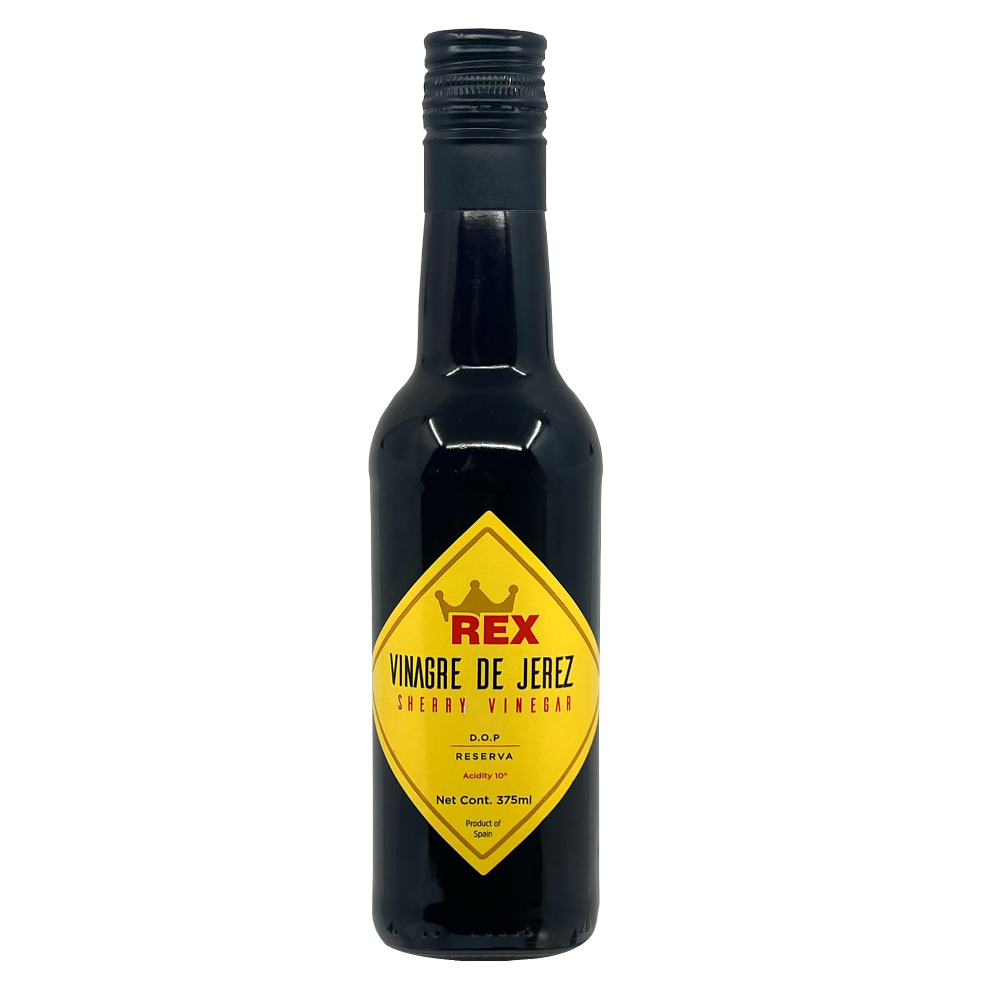 Sanniti REX Sherry Vinegar D.O.P, 12.7 oz | Aged Spanish Sherry Vinegar from Jerez de la Frontera | Certified Denomination of Origin | Perfect for Dressings, Marinades & Gourmet Cooking