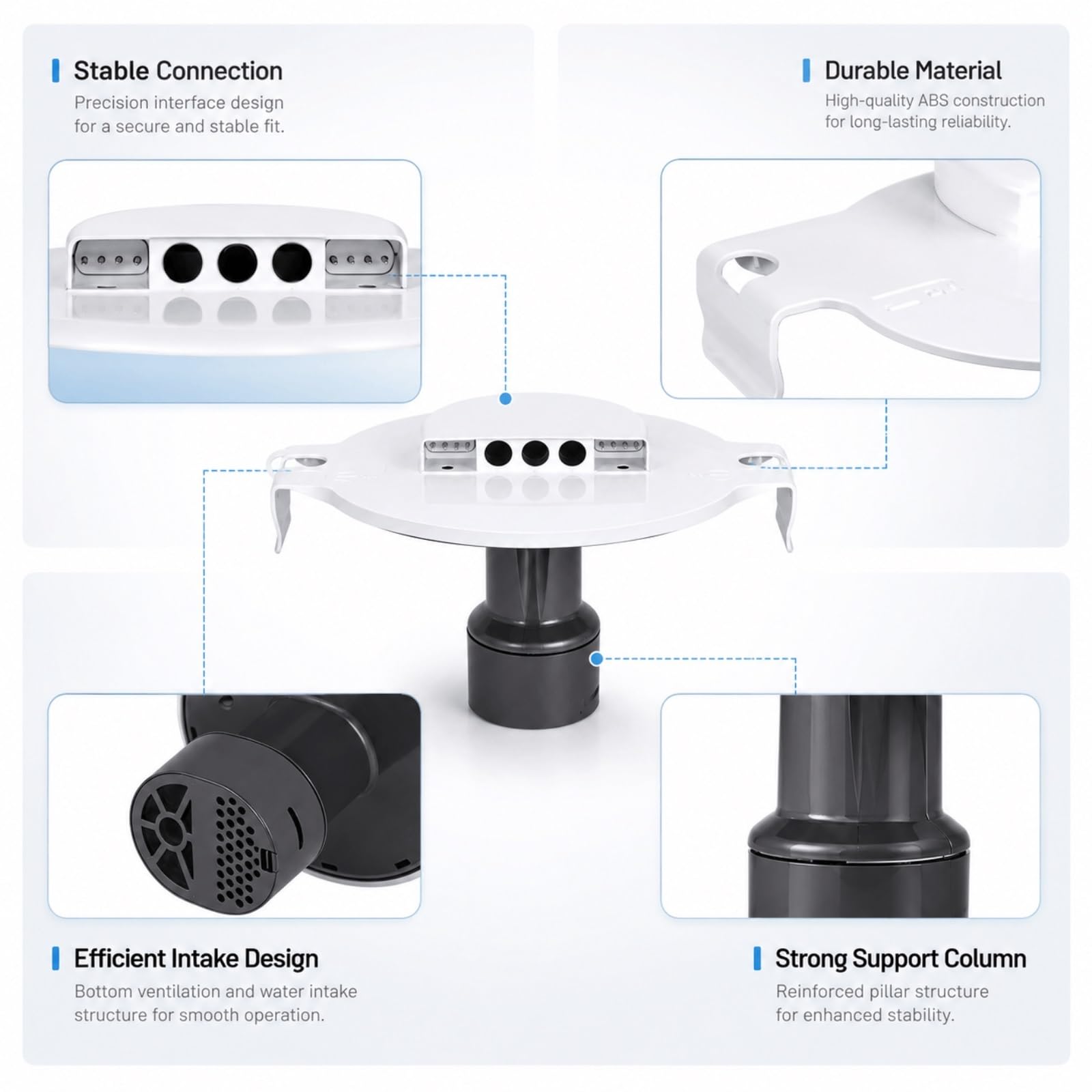 Kompatibel mit Dyson PH01/PH02/PH03/PH04 Luftbefeuchter Wasserpumpe Säule Ersatzteil, Präzise Passform, Stabile Wasserströmung
