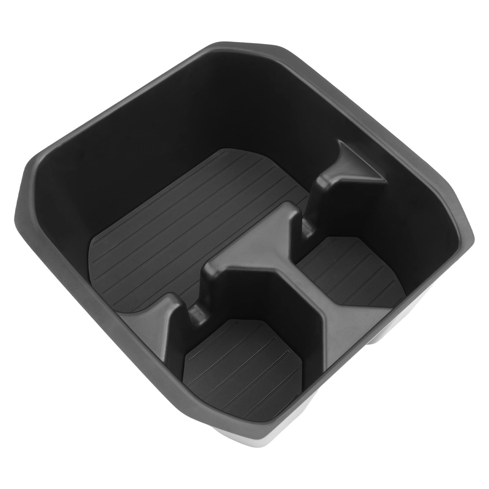 [Facelift 2025] GAFAT Nouveau Dacia Spring Electric EV 2025 2026 Boîte de Rangement Centrale, Dacia Spring 2025 Organiseur Inférieur de Console Centrale, avec 2 Porte-Gobelet, Dacia Spring Accessoires