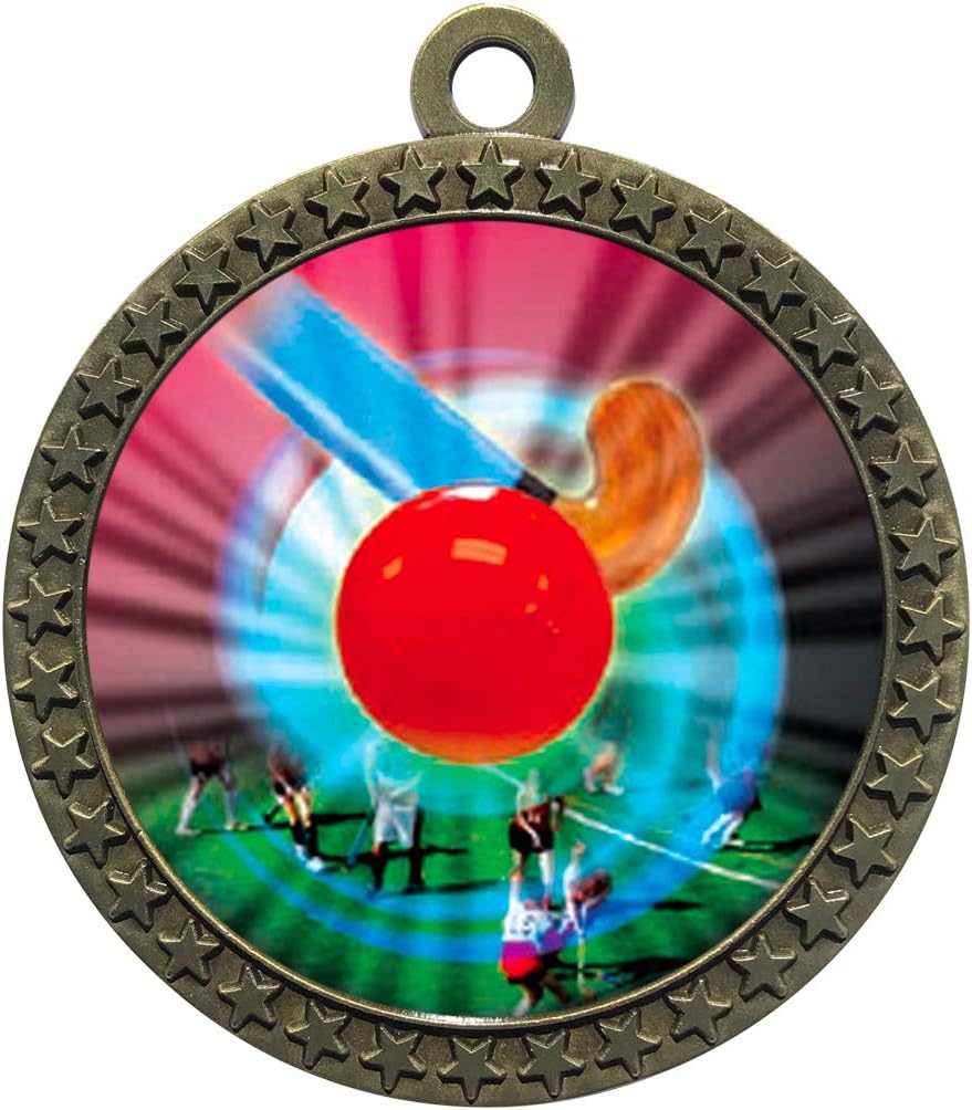 Express Medals Field Hockey Gold Medal Trophy Award with