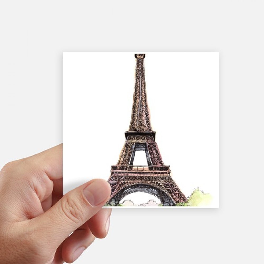 Autocollants Paris Tour Eiffel pour valise et ordinateur portable - Pack de 8 stickers 10cm