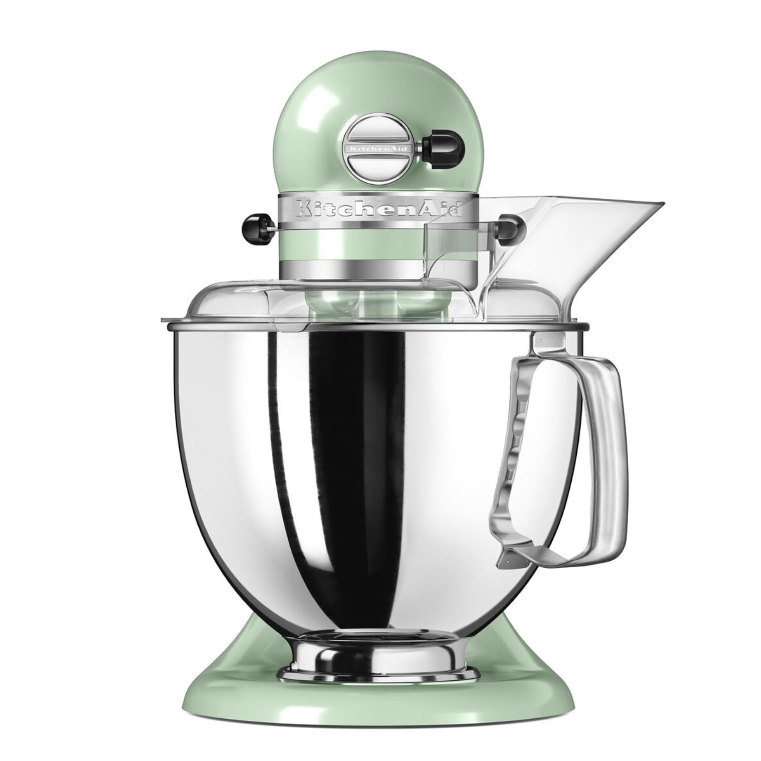 KitchenAid Küchenmaschine - Artisan - Kippbarem Food Processor - Teigknetmaschine mit 5 Zubehör - 2 Schüsseln aus Edelstahl - 4.8 L - Pistazie