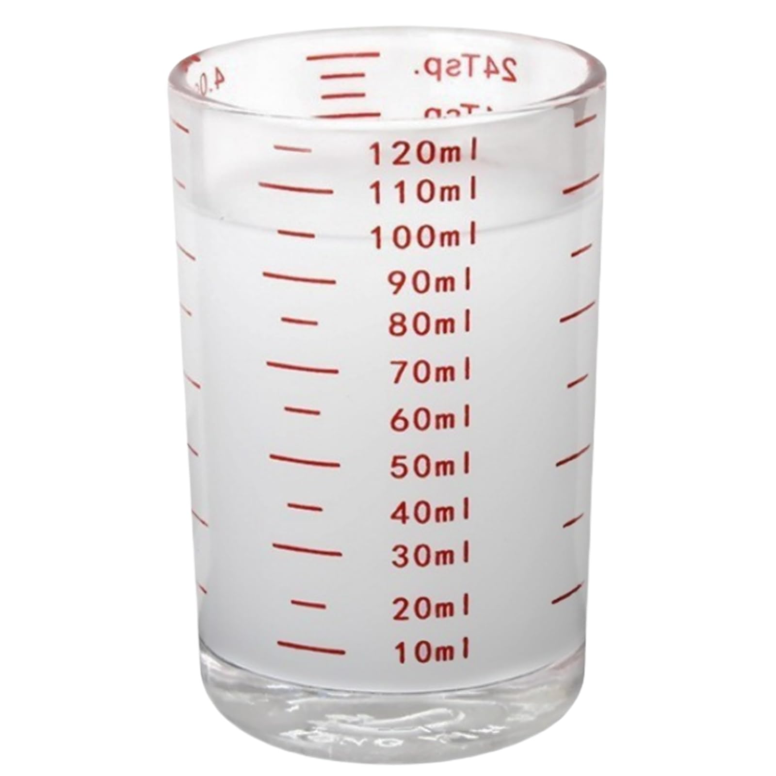 Yrohgkpn B Multipurpose Glass Jigger Multifunctional Glass Measuring Cup With 120Ml Capacity For Cooking And Aking Craft Cocktails Measure