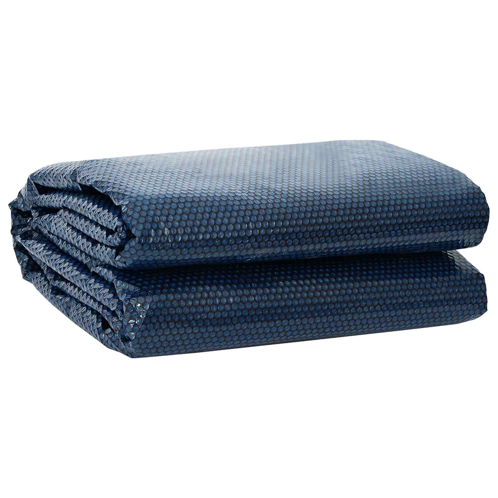 vidaXL Solar Poolabdeckung Hochwertig 488 x 244 cm 200 μm Quadratisch, Quadratische Poolabdeckung, solarbetrieben, leicht, umweltfreundlich, UV-Schutz, passgenau, Outdoor-Zubehör