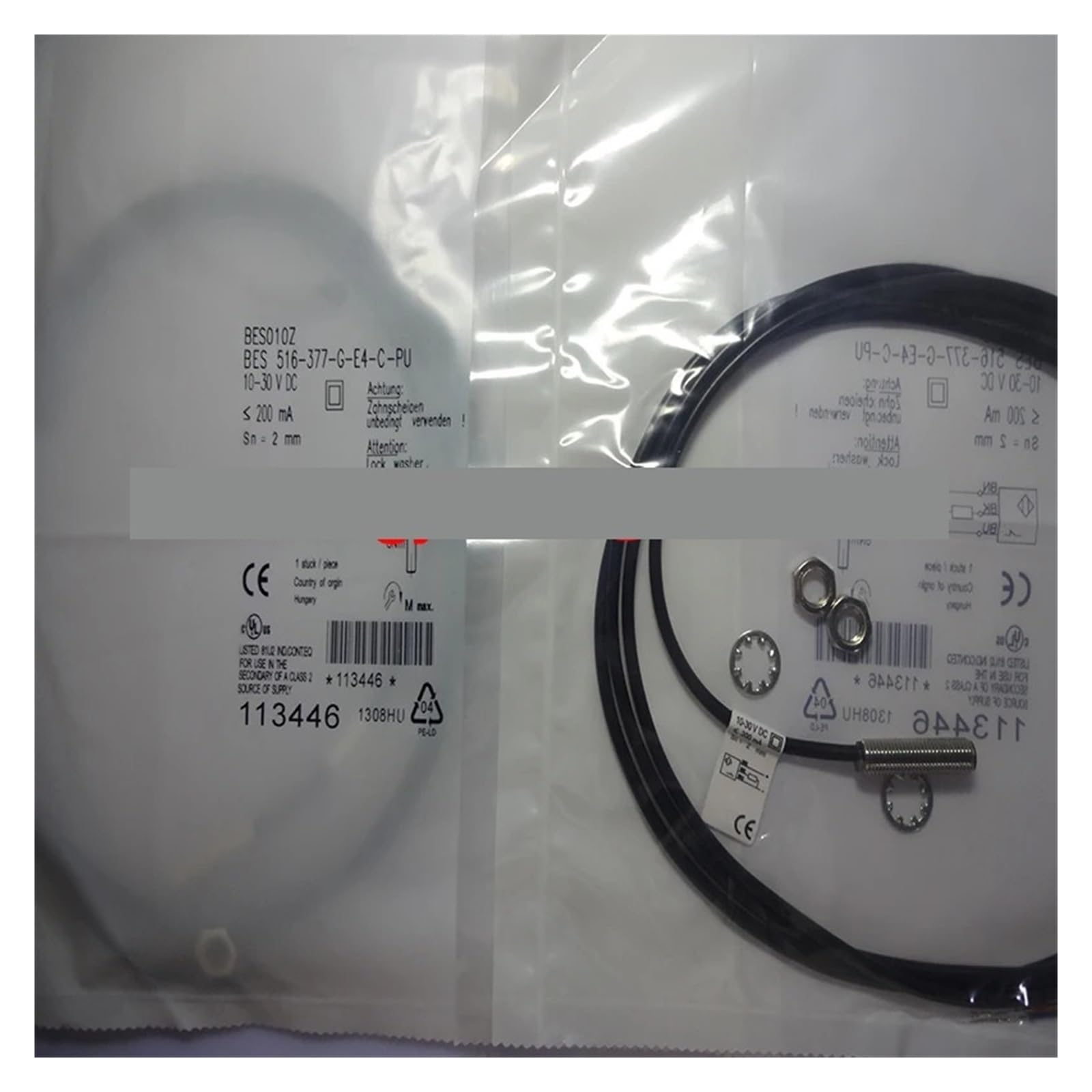 Tpkmvgap One Color 1Pcs Sensor Bhs003u Bes516-300-S295/1.500"-S5 Proximity Switch
