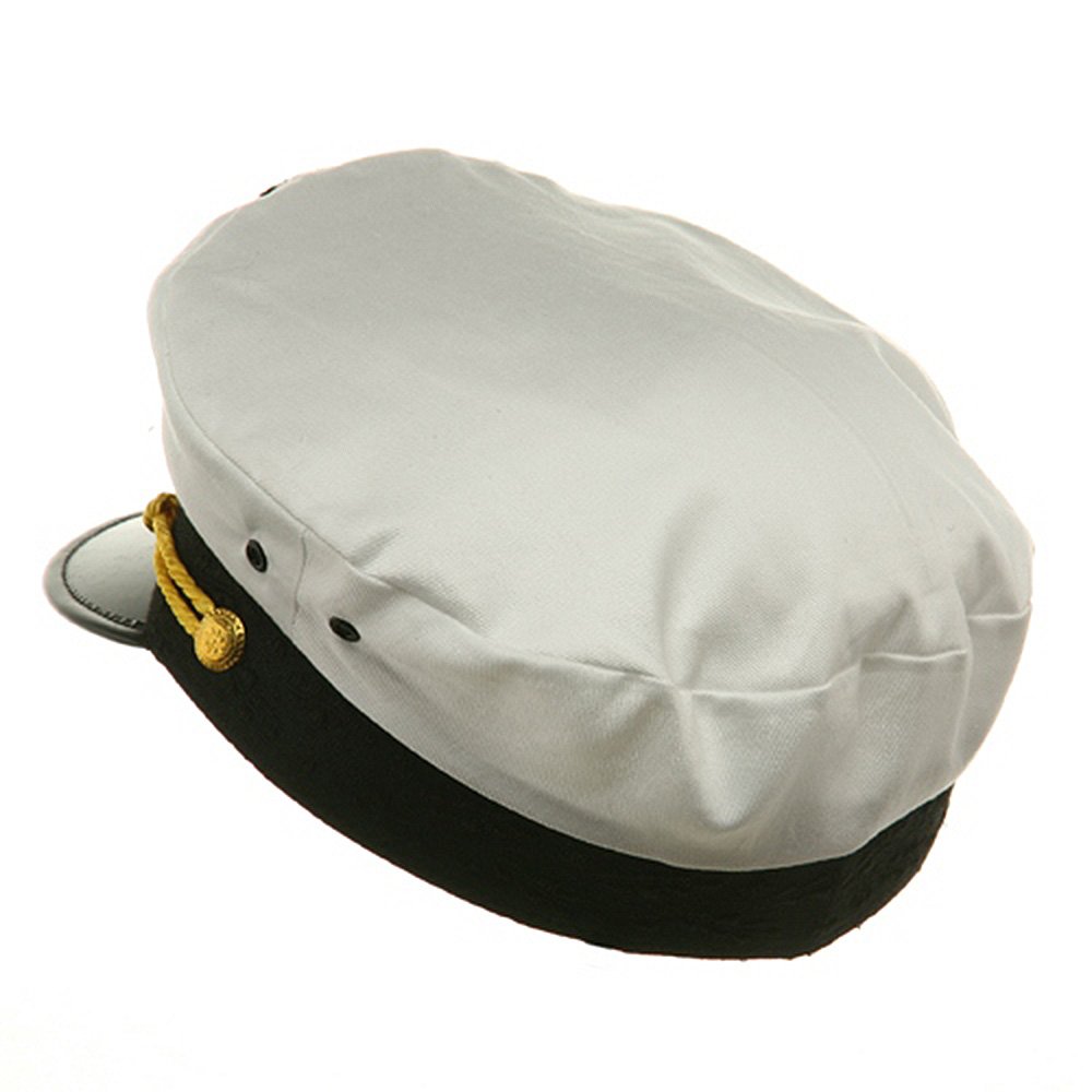 Cotton Captain Cap-Embroidered Captain W39S24C