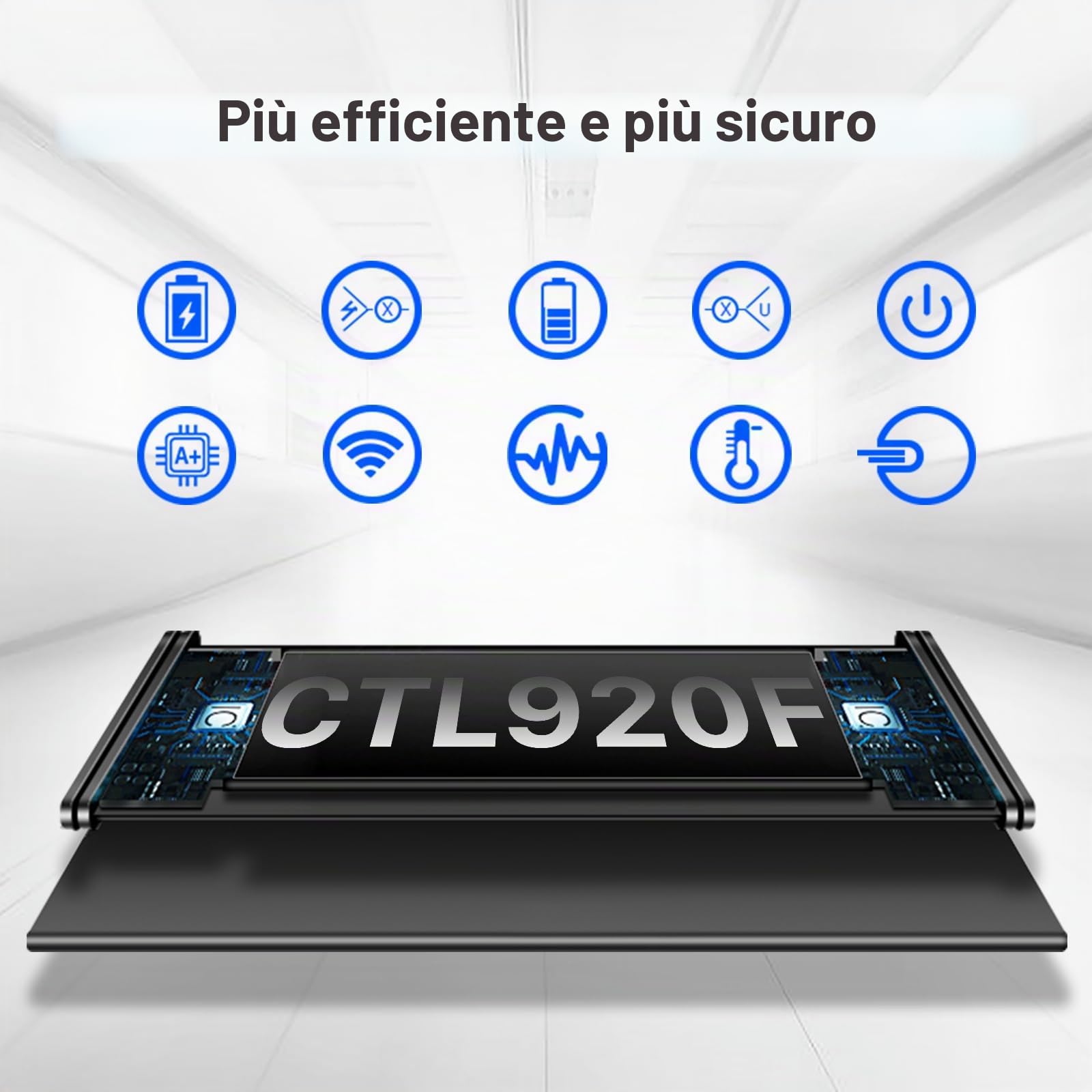 Batteria per Citizen Eco-Drive 295-69 295-6900 CTL920F, compatibile con batteria Panasonic per Citizen Eco DriveE210 E260 E270 E600 E610 E650 E660 E670 G900