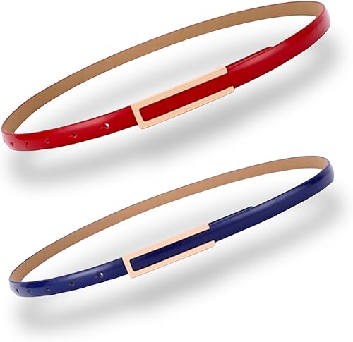 Cinturón de mujer Moda Elegante Vestido Flaco Charol Cinturones Cintura Cinturón Cinturón Cinturón Aleación Hebilla Oro