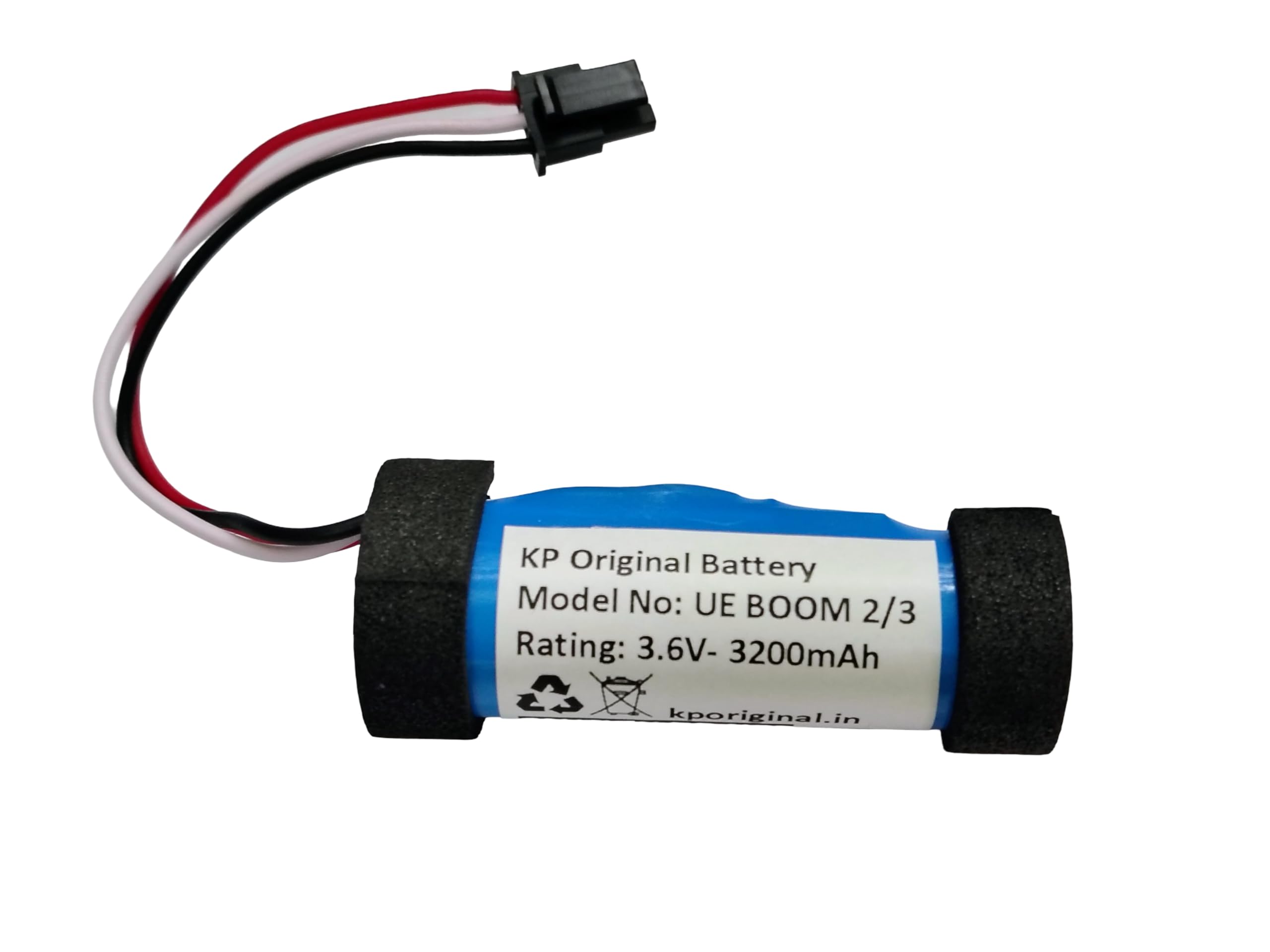 kp original replacement battery for logitech ears boom 2 s-00122 s00151 s-00151 ue kora boom ue megaboom 2 ue ultimate 533-000104 f12431581 (3200mah) vr0004 conferencecam connect s00166 s-00166