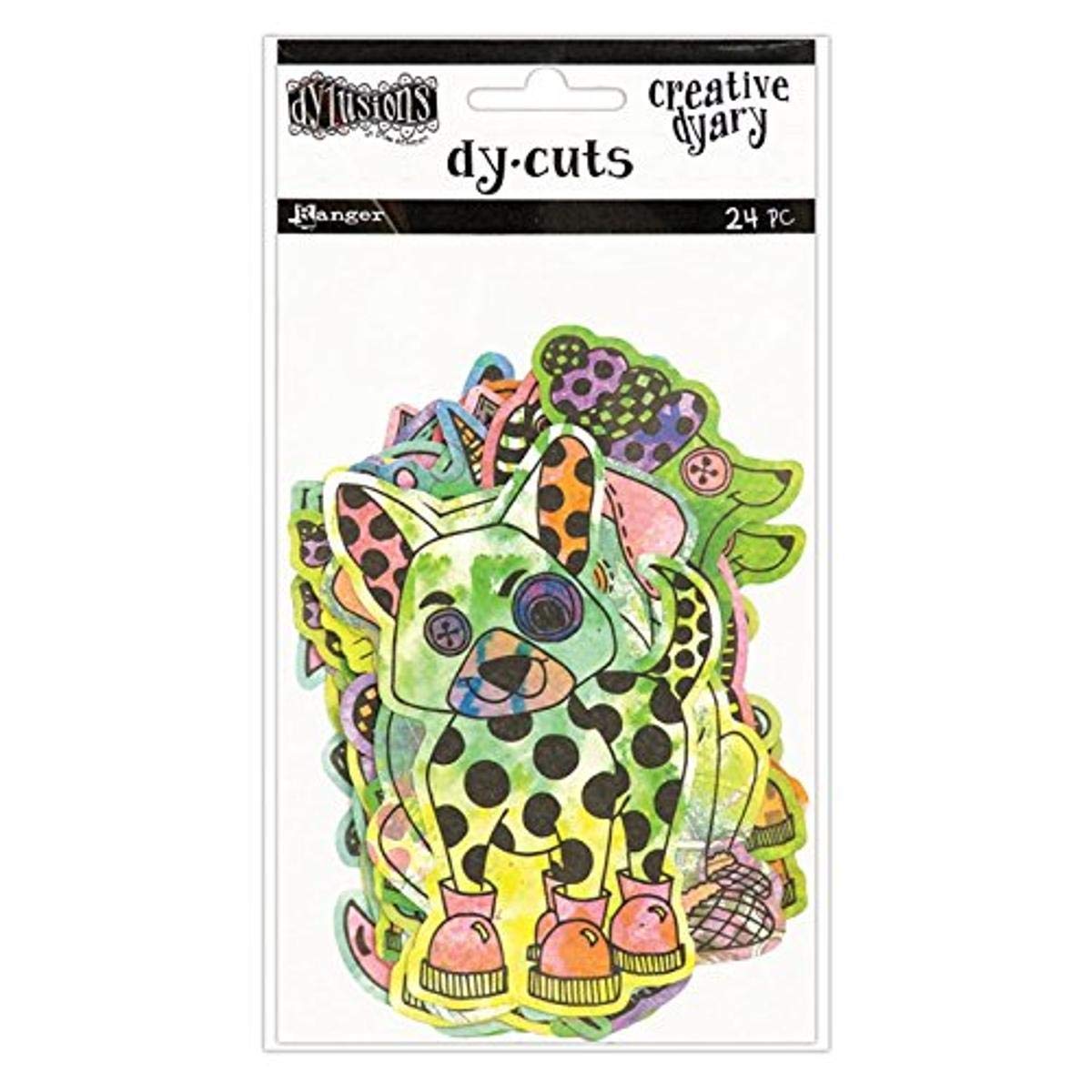 RangerDylusions Creative Dyary Die Cuts 4, Paper, Multi-Colour, 17.2 x 9.6 x 0.7 cm