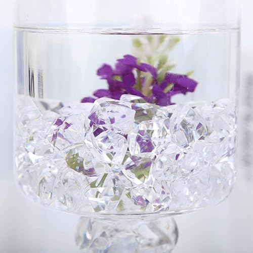 Miniatura 6 de Efavormart - 300 piezas de cristales de hielo acrílicos transparentes grandes para decoración de banquetes y eventos