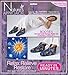 Nature's Approach Booties Slippers with Herbal Aromatherapy Fill Freezer Safe and Microwavable for Hot and Cold Therapy, Celestial Indigo