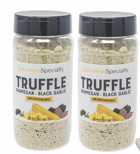 Epicurean Specialty Truffle Seasoning with Parmesan & Black Garlic (Pack of 2)