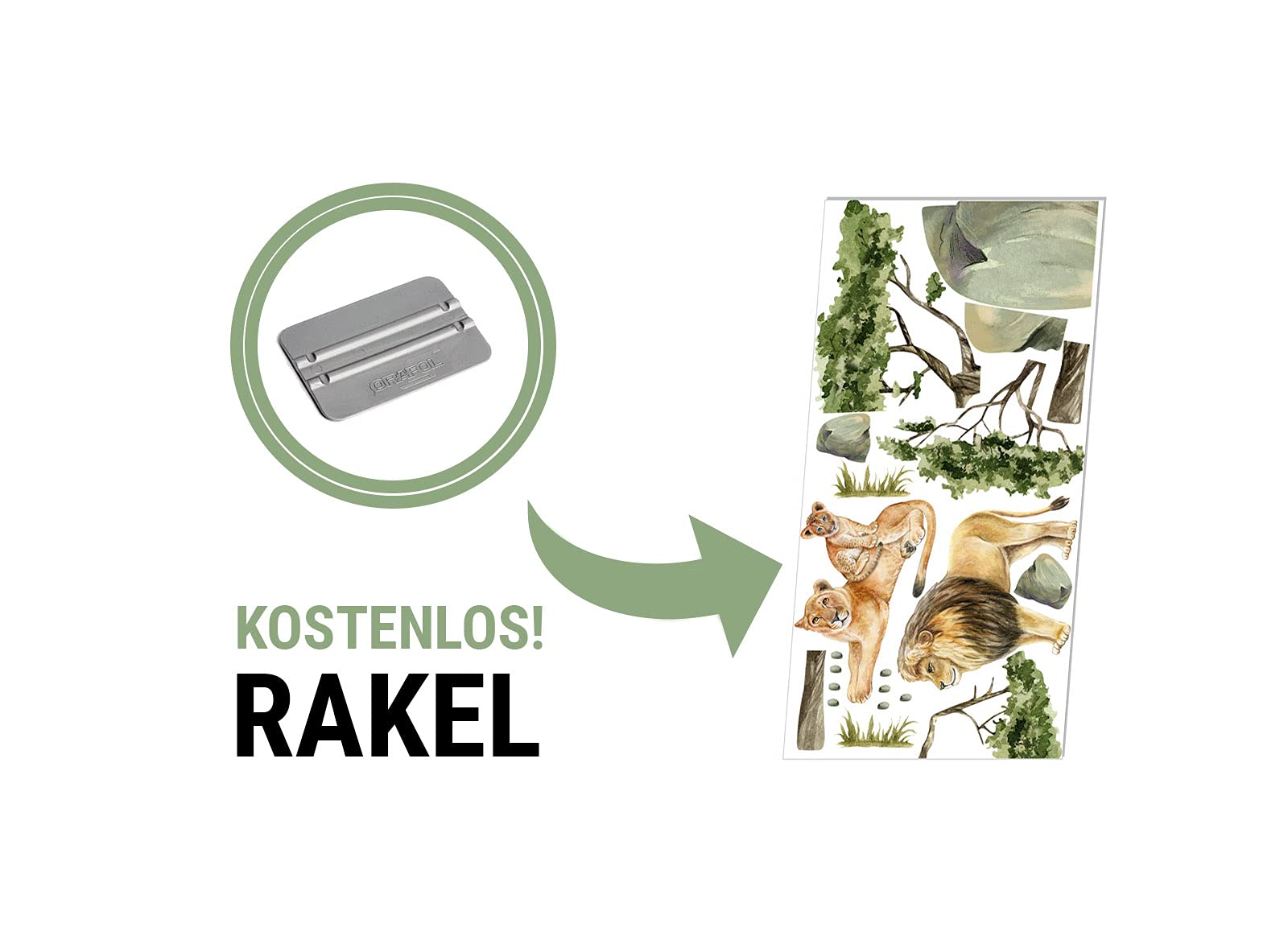 Osomehome tatuaż ścienny do pokoju dziecięcego, zwierzęta z dżungli, zwierzęta, naklejka ścienna do pokoju młodzieżowego, tropikalna dekoracja ścienna do pokoju dziecka, drzewa, naklejka na ścianę, do pokoju młodzieżowego, samoprzylepna tapeta | 230 x 140