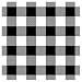 Real Leather Crafting Sheet - 8.5" x 11" - Black/White Buffalo Plaid