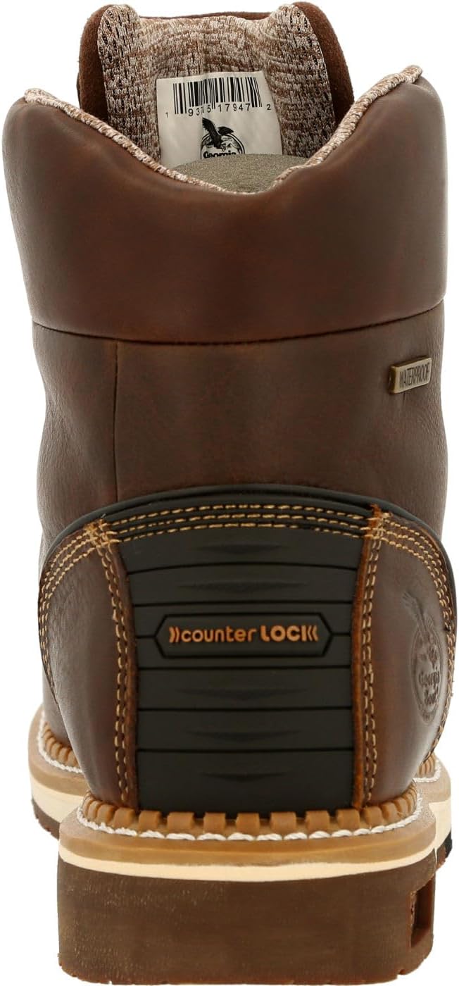 Georgia Boot AMP LT Wedge Waterproof Moc-Toe Work Boot - Image 4