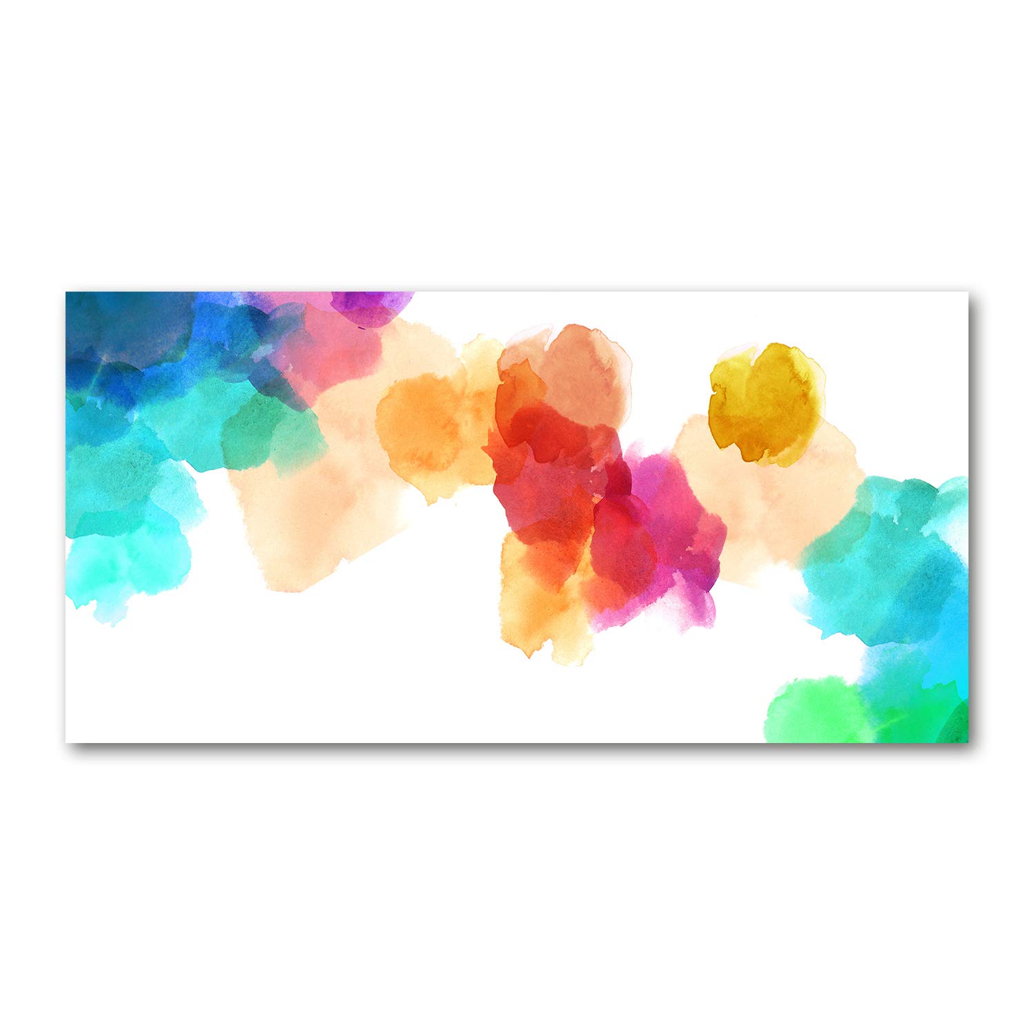 Tableau en verre acrylique 120x60 cm déco murale colorée Tulup