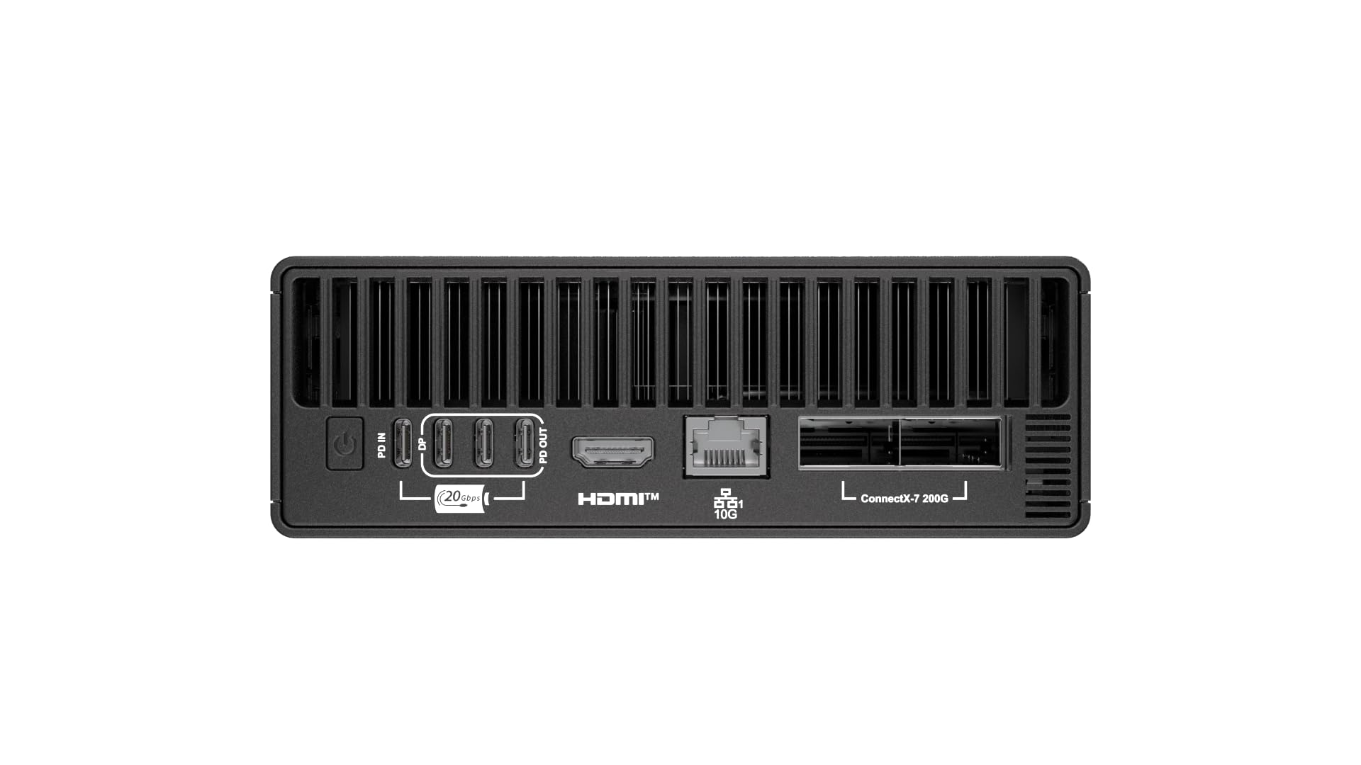 msi EdgeXpert AI basato su piattaforma NVIDIA® GB10 DGX™ Spark 20-Core ARM CPU, 128GB LPDDR5x, SSD 4TB NVMe, Tensor e RT Cores di 5ª Gen, WiFi 7, Bluetooth 5.4, HDMI 2.1, USB-C