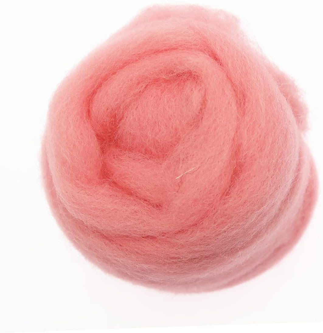 SEWOART 40 Bright Colors Merino Felting Wool Roving 10g for Needle Felting Wet Felting Craft Toys