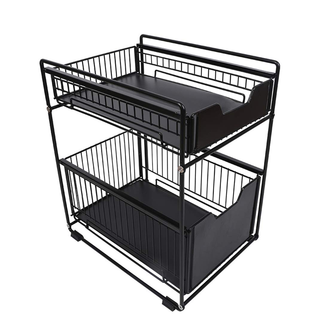 Buy Under Sink Organizer with 2 Sliding Storage Drawer, Pull