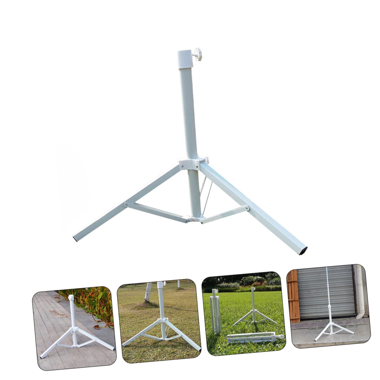 TOYANDONA Pied de Parasol Fixe pour Jardin et Plage Support Stable pour Parasol de Terrasse Facile à Transporter pour Camping et Activités Extérieures