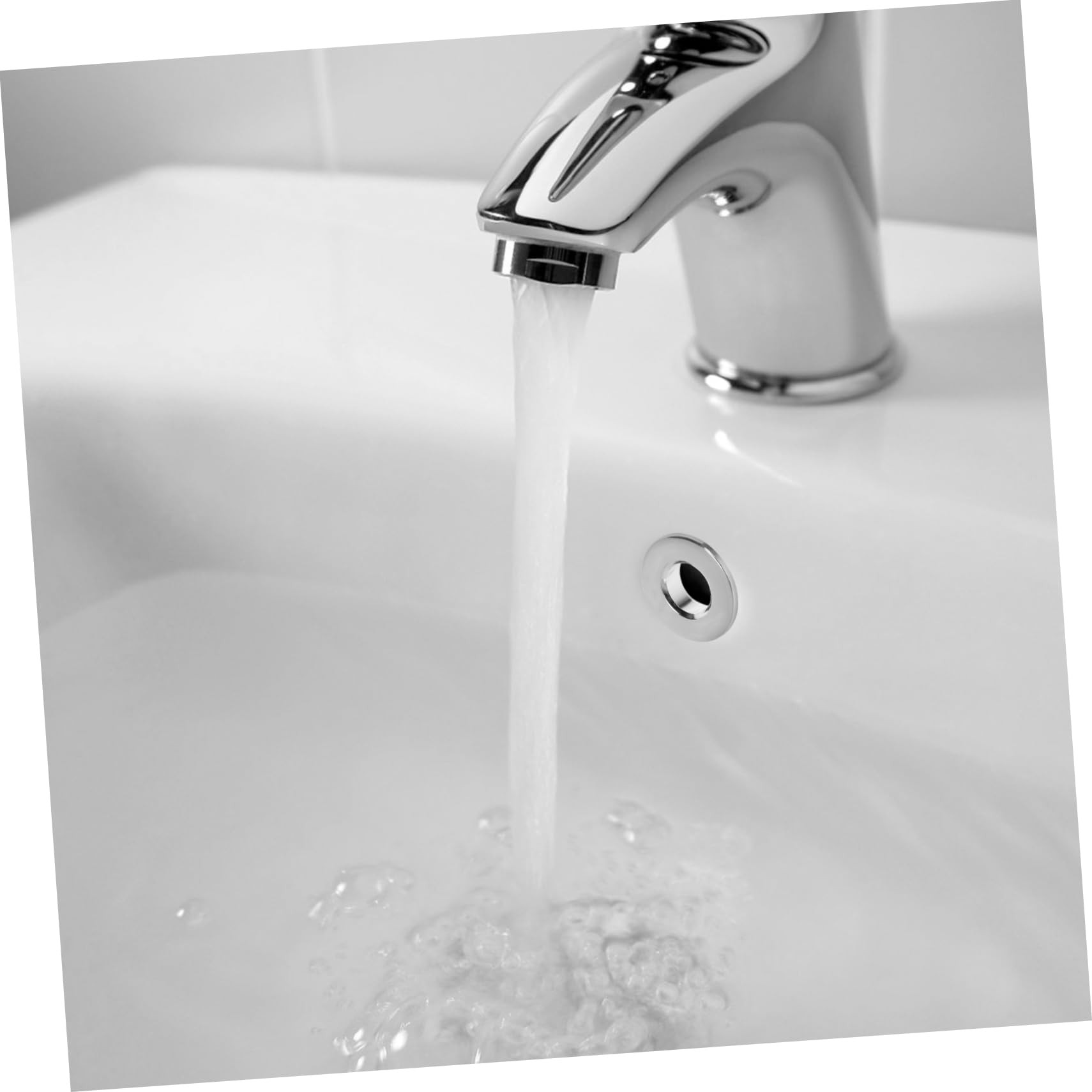 Operitacx 5 Set Copertura Decorativa Per Lavabo - Copertura Drenaggio - Lavabo Ceramica Drainamento Di Overflow Coperchio Scarico Troppopieno Vasca Anello Troppopieno Lavello 4 Pezzi * 5