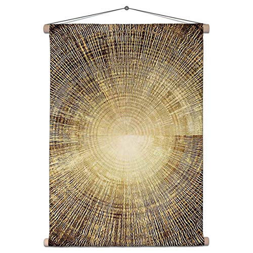 Image of ArtzFolio Abstract Artwork Canvas Fabric Painting Tapestry | Scroll Art Hanging 18 x 24 inch (46 x 61 cms)